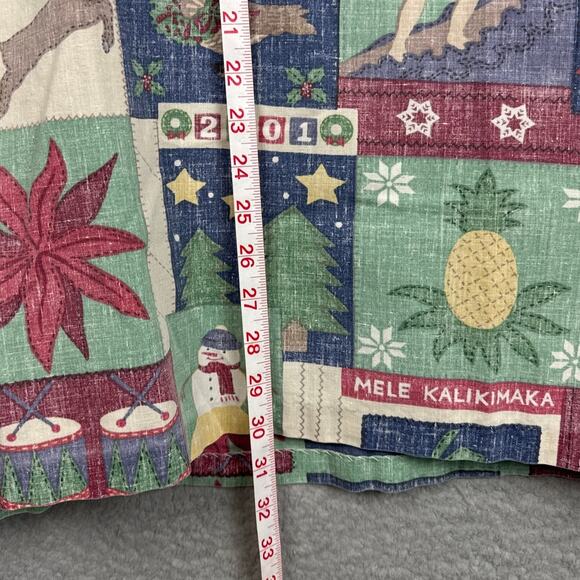 Vintage Reyn Spooner Mele Kalikimaka Pullover Camp Shirt Limited Issue XXL - Picture 5 of 10